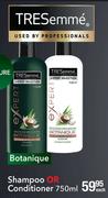 Tresemme Shampoo Or Conditioner-750ml Each