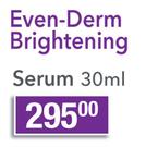 Nutri Women Dermaceutics Even-Derm Brightening Serum-30ml