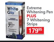 White Glo Extreme Whitening Pen Plus 7 Whitening Strips