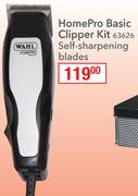Wahl Home Pro Basic Clipper Kit With Self-Sharpening Blades