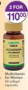 Gold Multivitamin For Women 2x60 Softgel Capsules