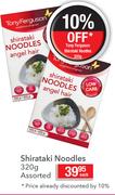 Tony Ferguson Shirataki Noodles-320g Each