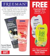 Freeman Facial Mask Assorted-150/175ml Each