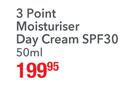 Olay 3 Point Moisturiser Day Cream SPF 30-50ml
