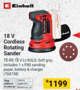 Einhell 18V Cordless Rotating Sander