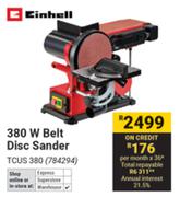 Einhell 380W Belt Disc Sander