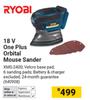 Ryobi 18V One Plus Orbital Mouse Sander
