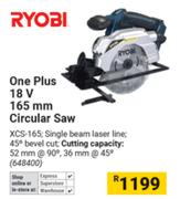 Ryobi One Plus 18V 165mm Circular Saw