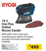 Ryobi 18V One Plus Orbital Mouse Sander