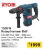 Ryobi 1500W Rotary Hammer Drill
