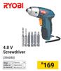 Ryobi 4.8V Screwdriver