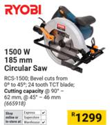 Ryobi 1500W 185mm Circular Saw