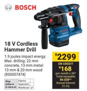 Bosch 18V Cordless Hammer Drill