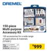 Dremel 150 Piece Multi Purpose Accessory Kit