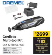 Dremel Cordless Multi Tool Kit GEX 12