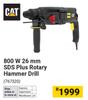 CAT 800W 26mm SDS Plus Rotary Hammer Drill