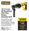 Dewalt 18V Li-Ion XR Brushless SDS Plus Rotary Hammer Drill