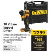 Dewalt 18V Bare Impact Driver