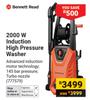 0Bennett Read 2000W Induction High Pressure Washer