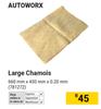 Autoworx Large Chamois-660mm x 430mm x 0.20mm    