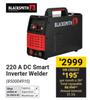 Black Smith 220A DC Smart Inverter Welder