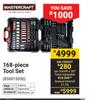 Mastercraft 168 Piece Tool Set