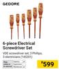 Gedore 6 Piece Electrical Screwdriver Set