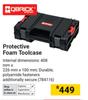 Qbrick Protective Foam Toolcase 784116