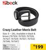 Beck Crazy Leather Men's Belt