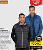 Interceptor Men's Sleeveless Puffer Jacket-Each