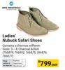 Beta Industrials Ladies NuBuck Safari Shoes-Per Pair