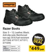 Interceptor Razer Boots-Per Pair