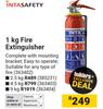Intasafety 1kg Fire Extinguisher 363402