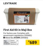 Levtrade First Aid Kit In Maji Box 599485