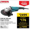Makita 2200W 230mm Angle Grinder