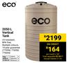 Eco 2050L Vertical Tank