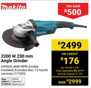 Makita 2200W 230mm Angle Grinder
