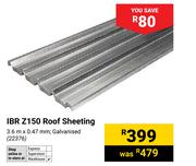 IBR Z150 Roof Sheeting