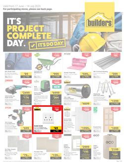 Builders Inland : It's Project Complete Day (17 June - 14 July 2025), page 1
