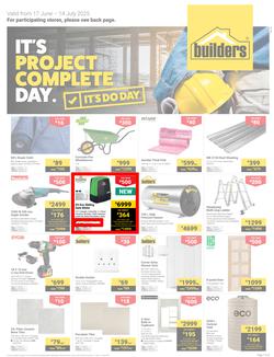 Builders Inland : It's Project Complete Day (17 June - 14 July 2025), page 1