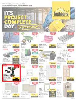Builders Inland : It's Project Complete Day (17 June - 14 July 2025), page 1