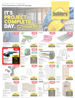 Builders Inland : It's Project Complete Day (17 June - 14 July 2025), page 1