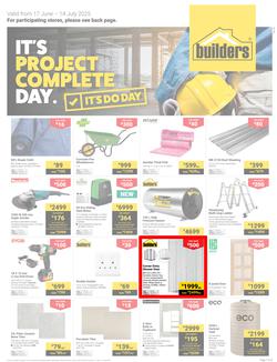 Builders Inland : It's Project Complete Day (17 June - 14 July 2025), page 1