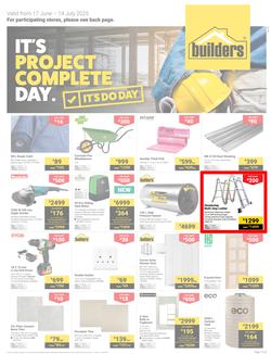 Builders Inland : It's Project Complete Day (17 June - 14 July 2025), page 1