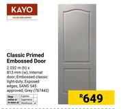 Kayo Classic Primed Embossed Door