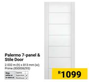 Palermo 7 Panel & Stile Door