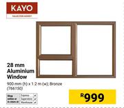 Kayo 28mm Aluminium Window