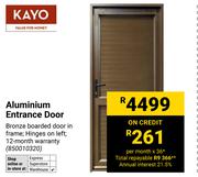 Kayo Aluminium Entrance Door