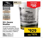 Fired Earth 20L Severe Weather