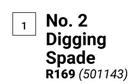 Builders No.2 Digging Spade
